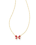 KS Blair Bow Small Short Pendant Necklace
