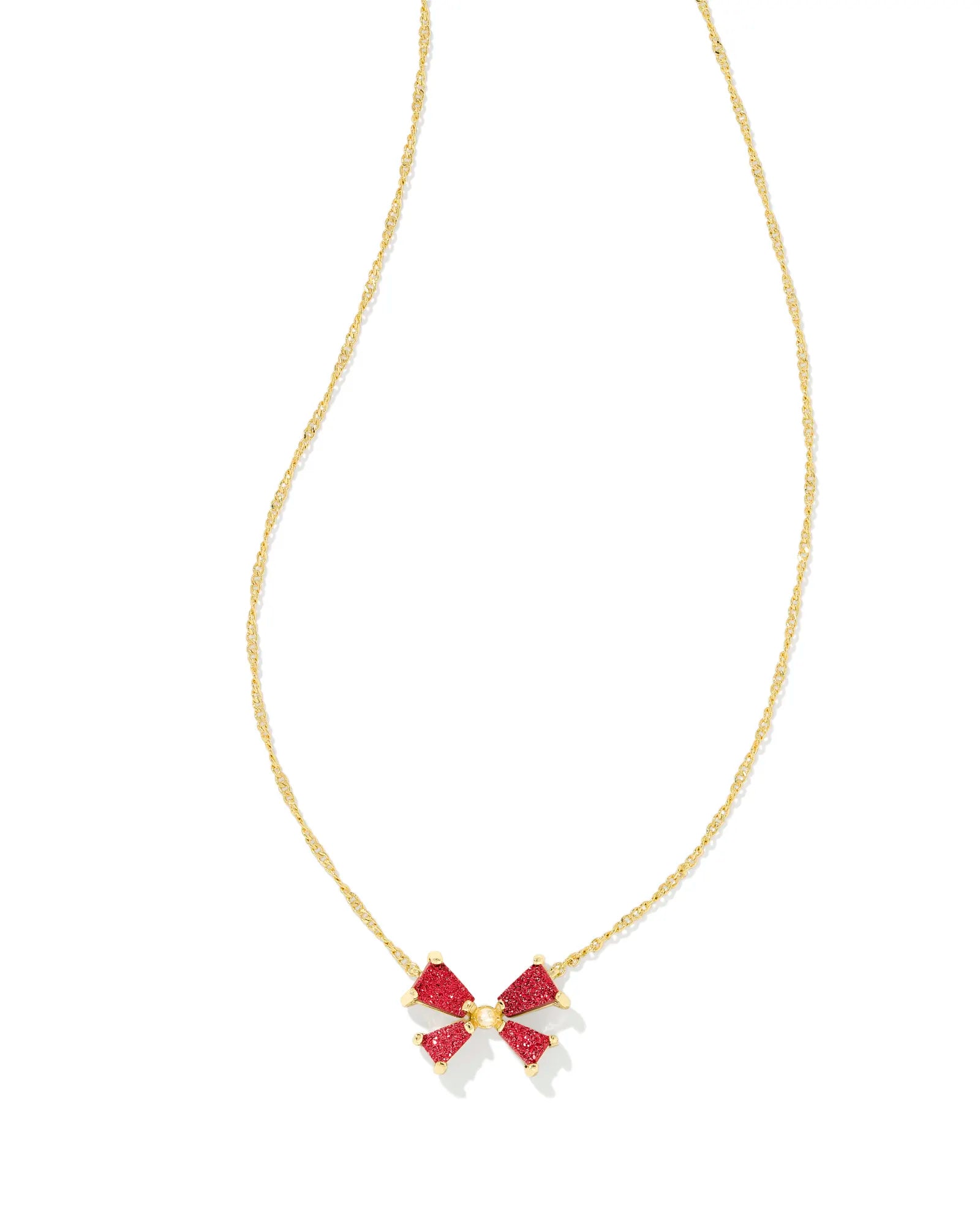 KS Blair Bow Small Short Pendant Necklace