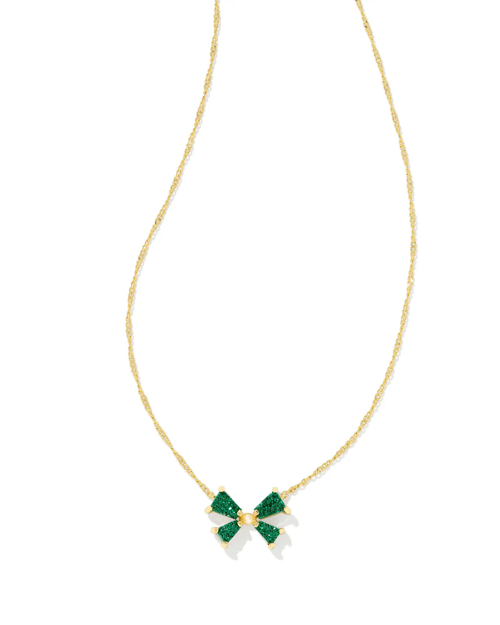 KS Blair Bow Small Short Pendant Necklace