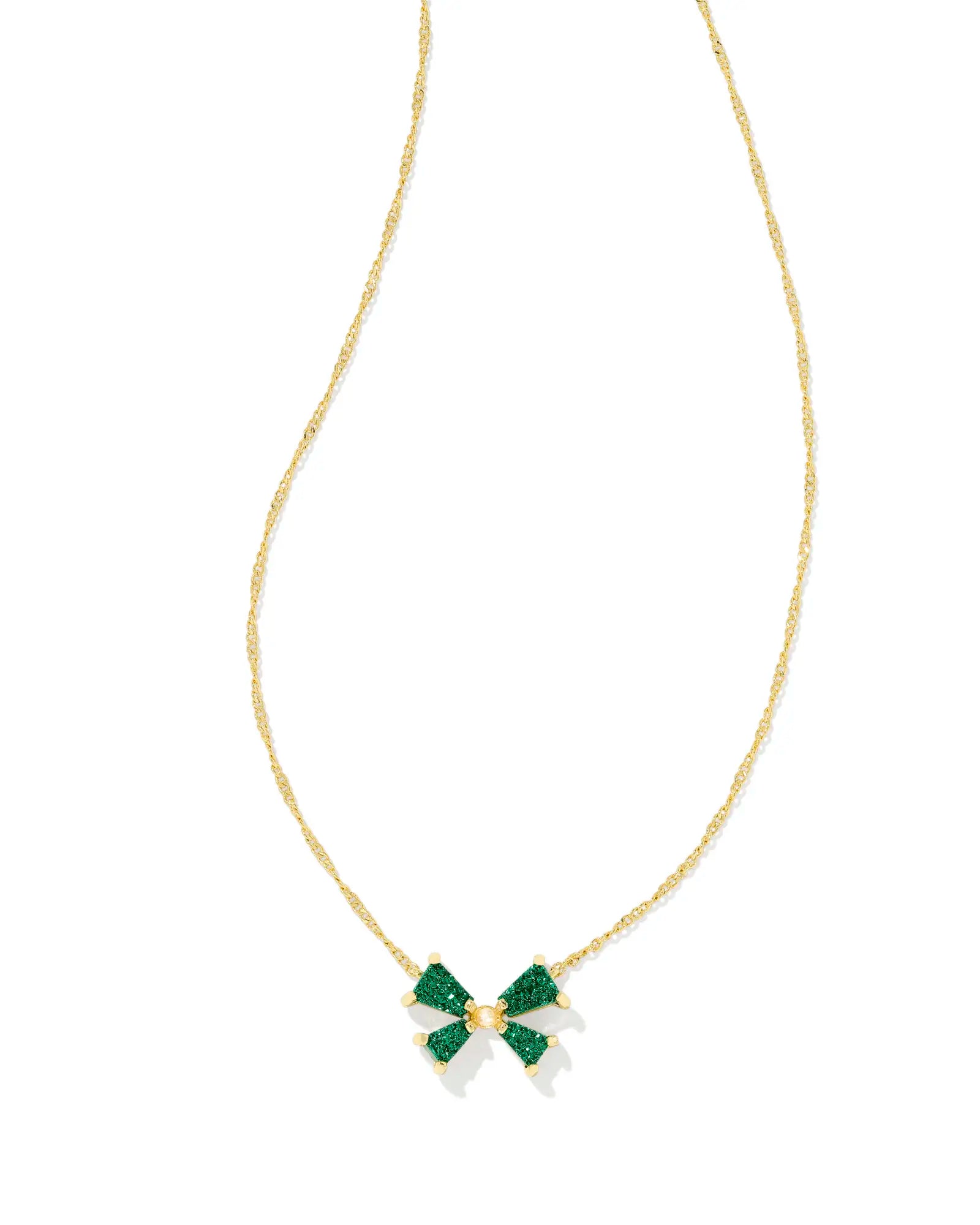 KS Blair Bow Small Short Pendant Necklace