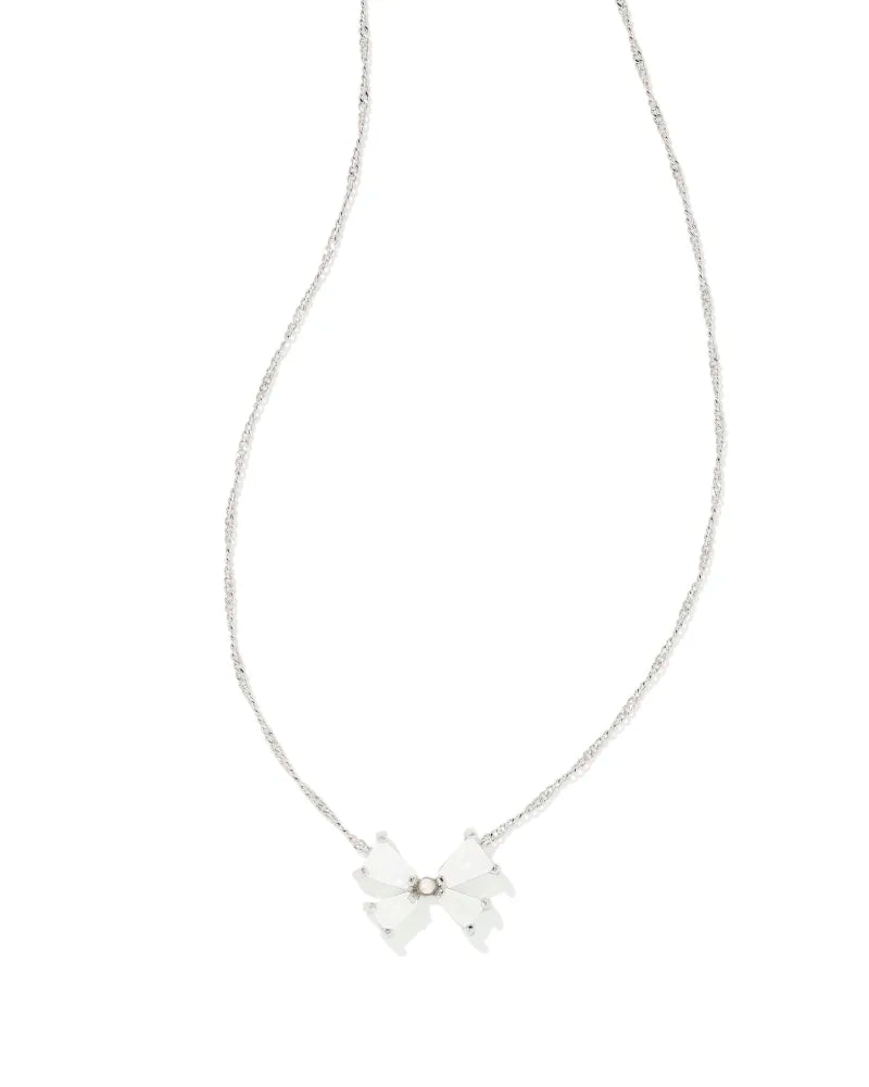KS Blair Bow Small Short Pendant Necklace