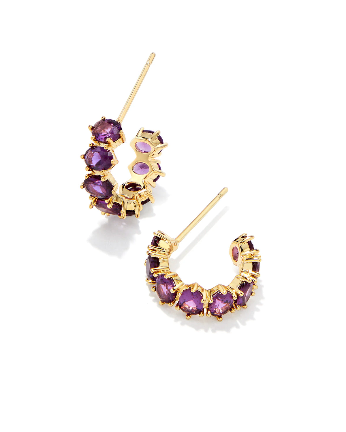 KS Cailin Crystal Huggie Earrings