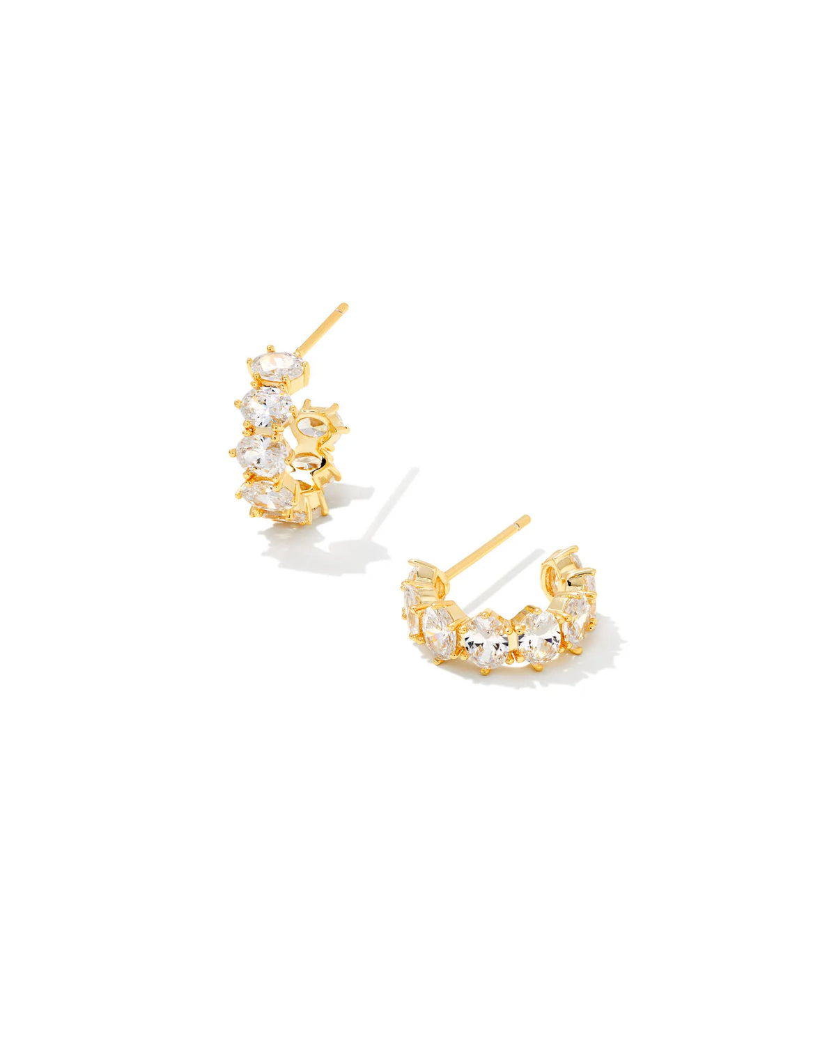 KS Cailin Crystal Huggie Earrings