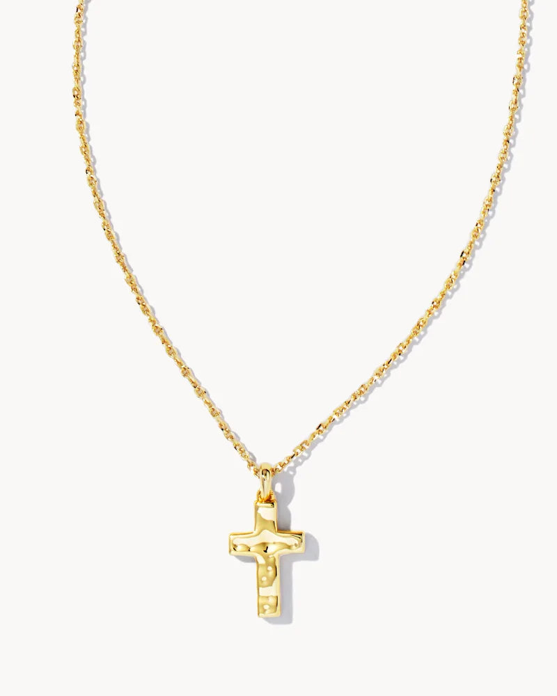 KS Cross Pendant Necklace