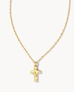 KS Cross Pendant Necklace