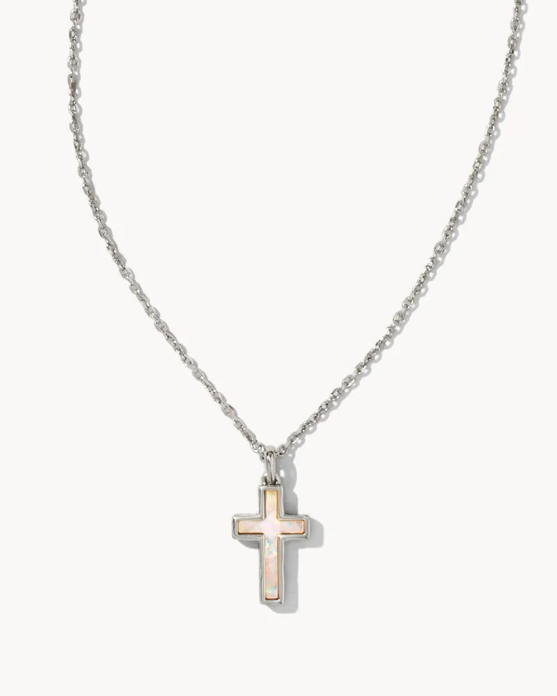 KS Cross Pendant Necklace