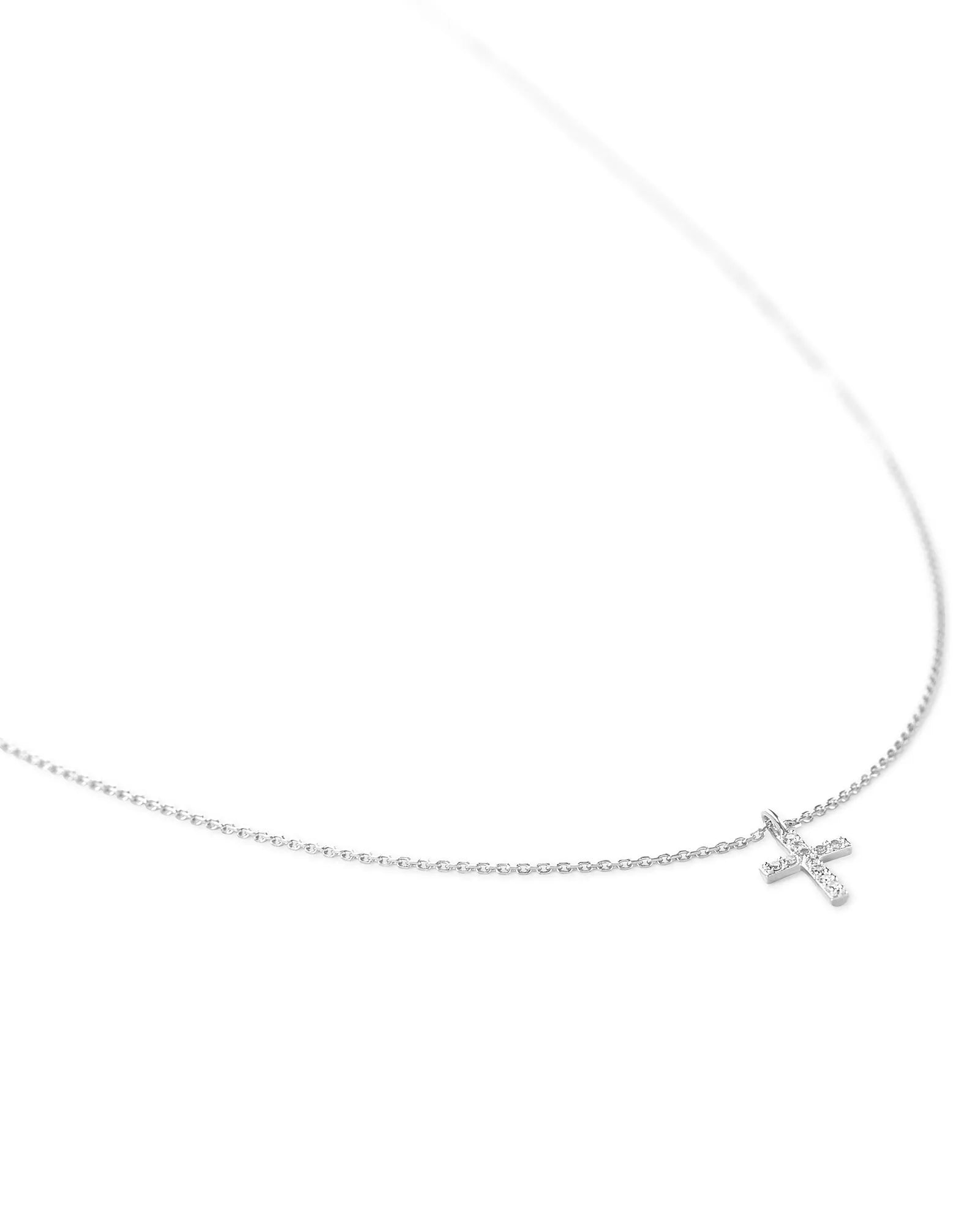 KS 14k Cross Necklace