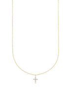 KS 14k Cross Necklace