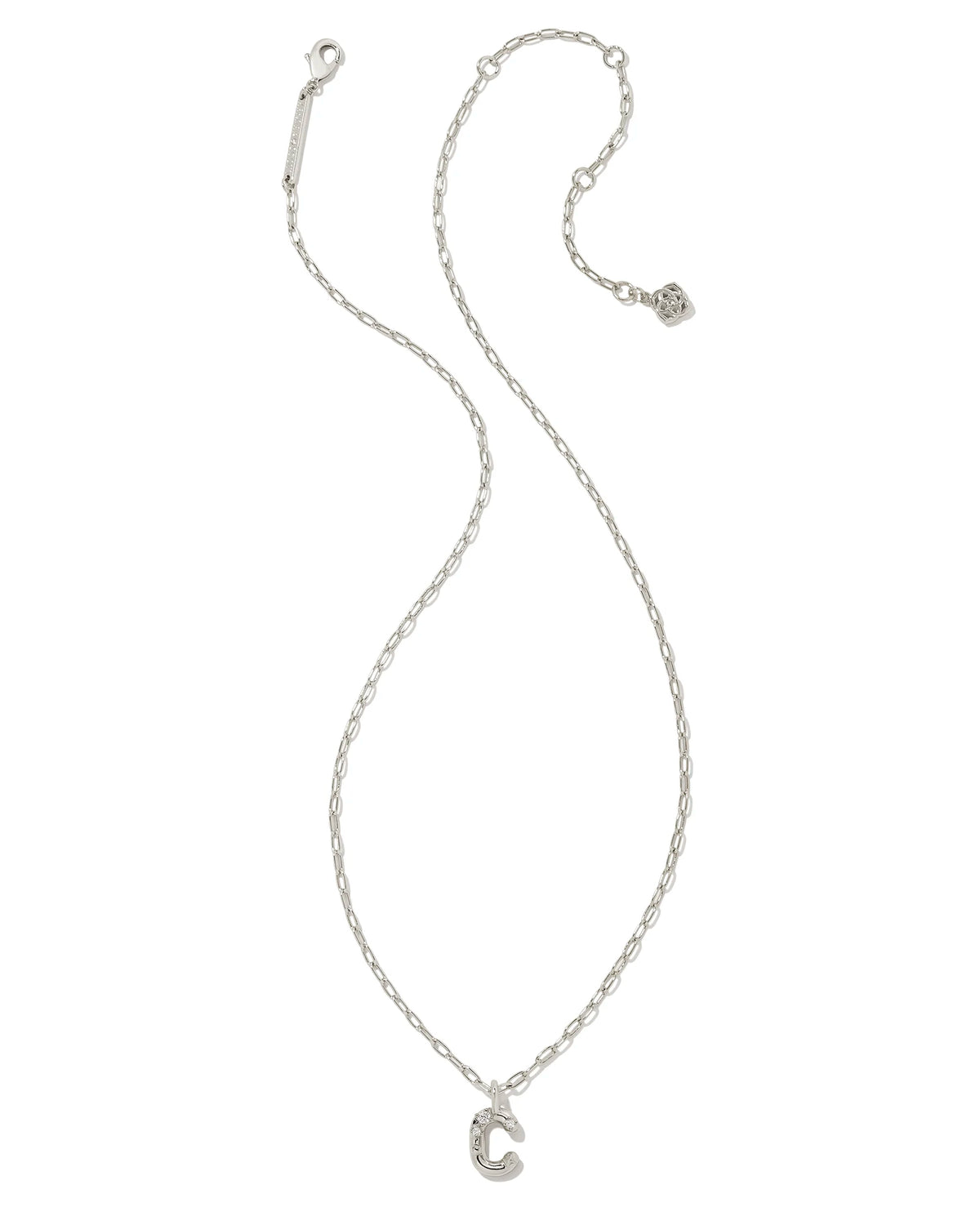 KS Crystal Letter C Necklace