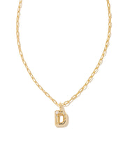 Load image into Gallery viewer, KS Crystal Letter D Necklace
