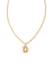 Load image into Gallery viewer, KS Crystal Letter D Necklace

