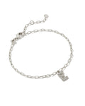KS Crystal Letter E Bracelet