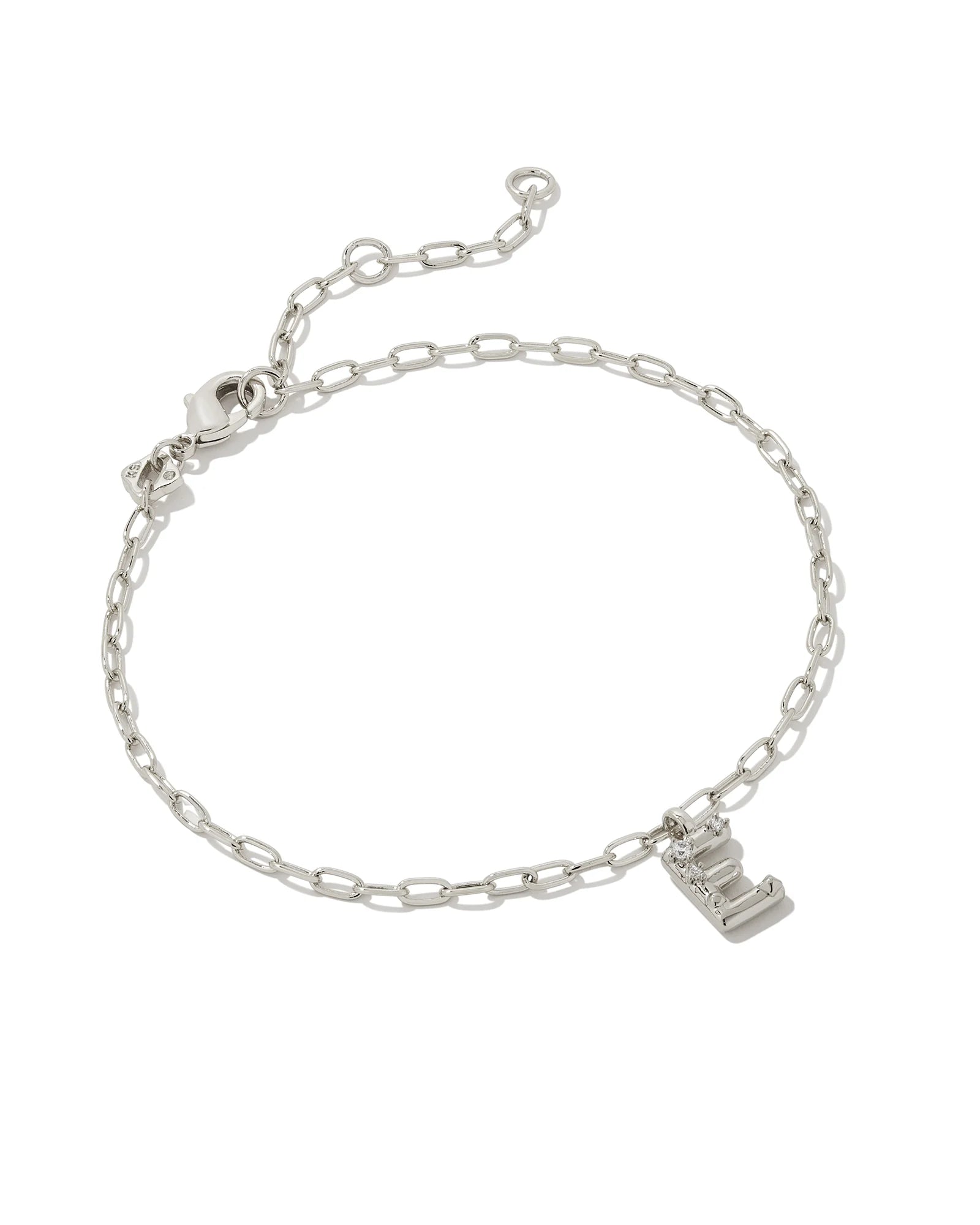 KS Crystal Letter E Bracelet
