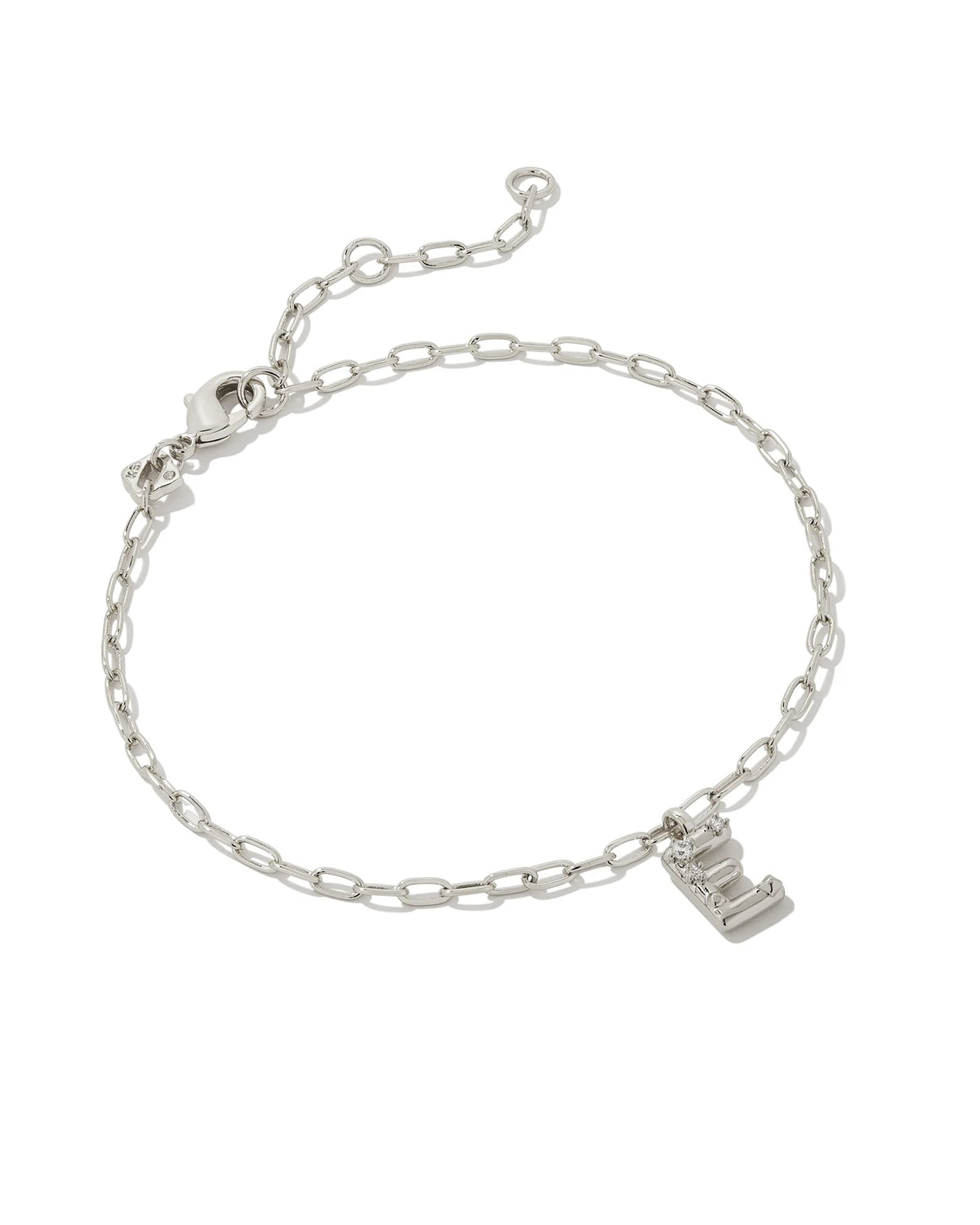 KS Crystal Letter E Bracelet