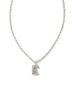 KS Crystal Letter E Necklace