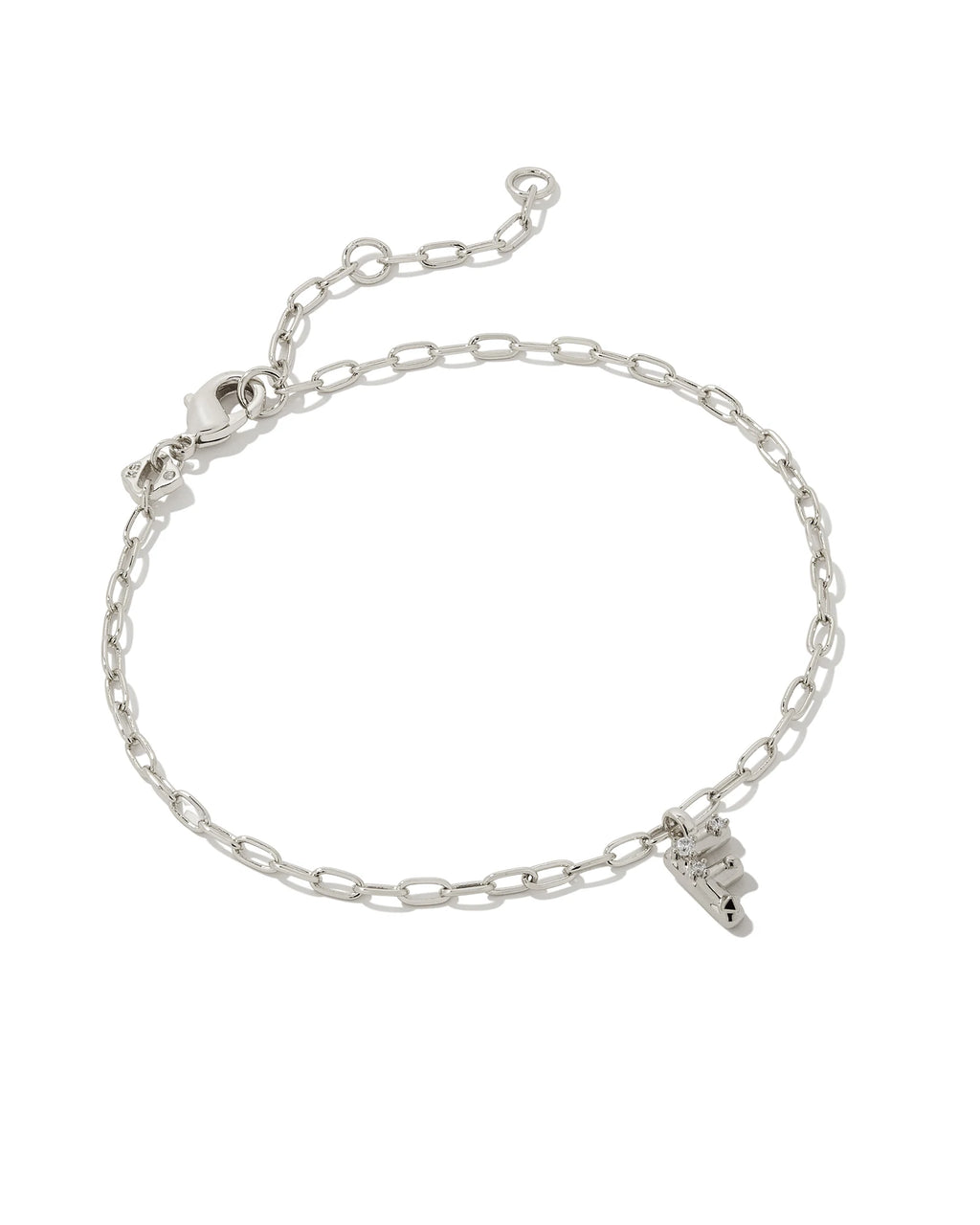 KS Crystal Letter F Bracelet