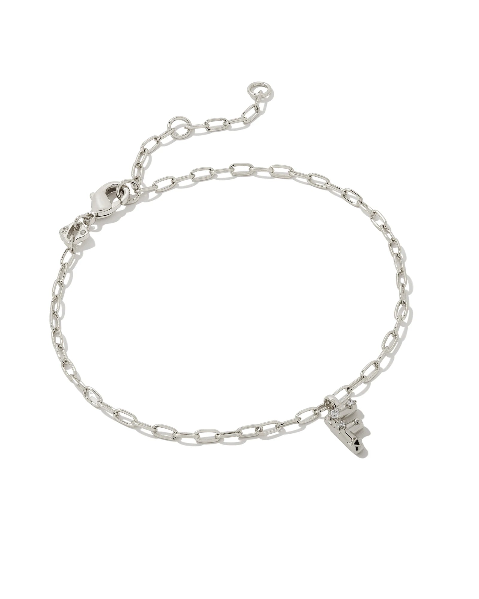KS Crystal Letter F Bracelet