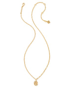KS Crystal Letter G Necklace