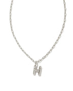 KS Crystal Letter H Necklace