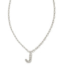 KS Crystal Letter J Necklace