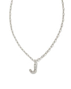 KS Crystal Letter J Necklace