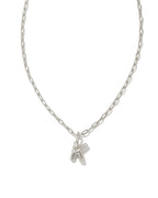 KS Crystal Letter K Necklace