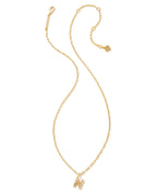 KS Crystal Letter N Necklace