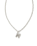 KS Crystal Letter N Necklace