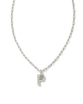 KS Crystal Letter P Necklace