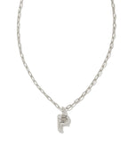 KS Crystal Letter P Necklace