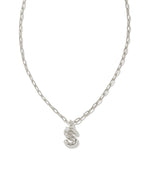 KS Crystal Letter S Necklace