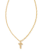 KS Crystal Letter T Necklace
