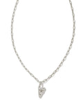 KS Crystal Letter V Necklace