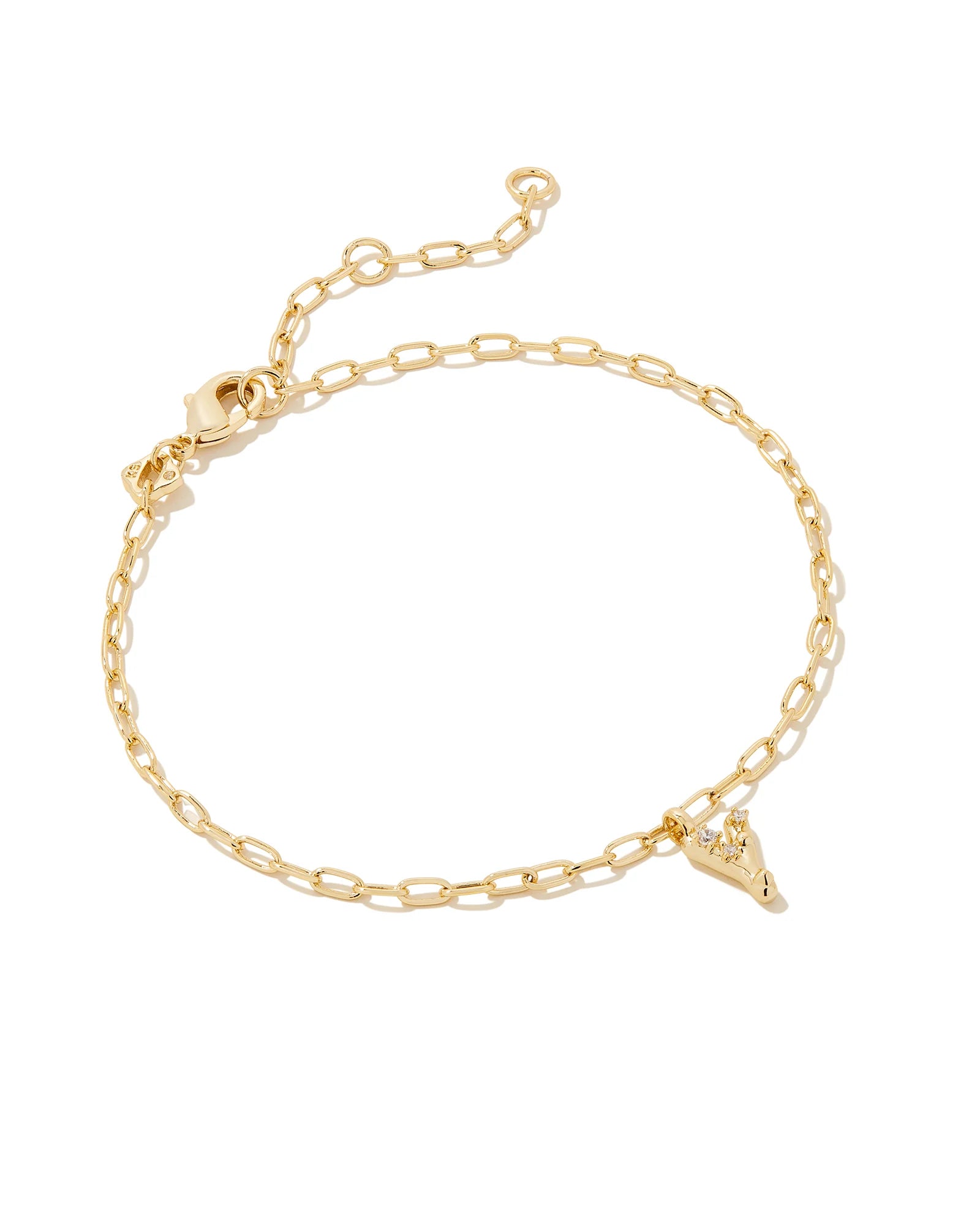 KS Crystal Letter Y Bracelet