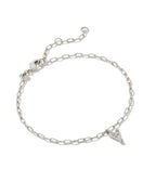 KS Crystal Letter Y Bracelet