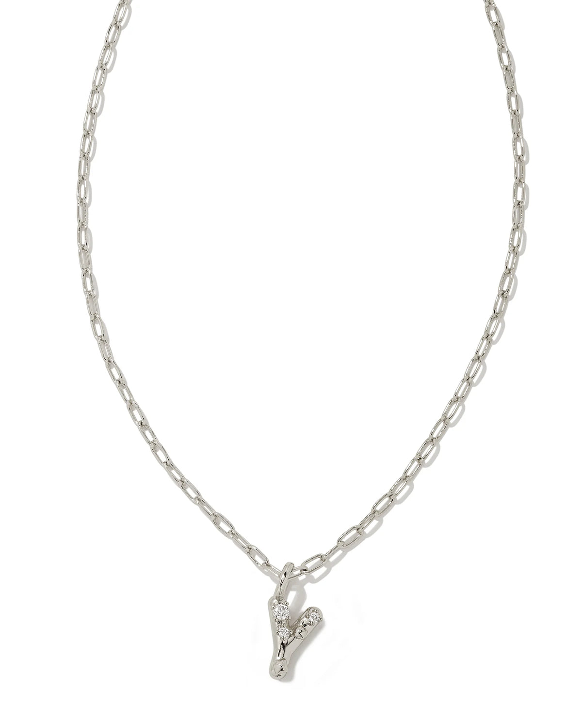 KS Crystal Letter Y Necklace