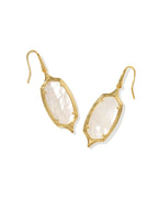 KS Dani Stepped Frame Drop Earrings