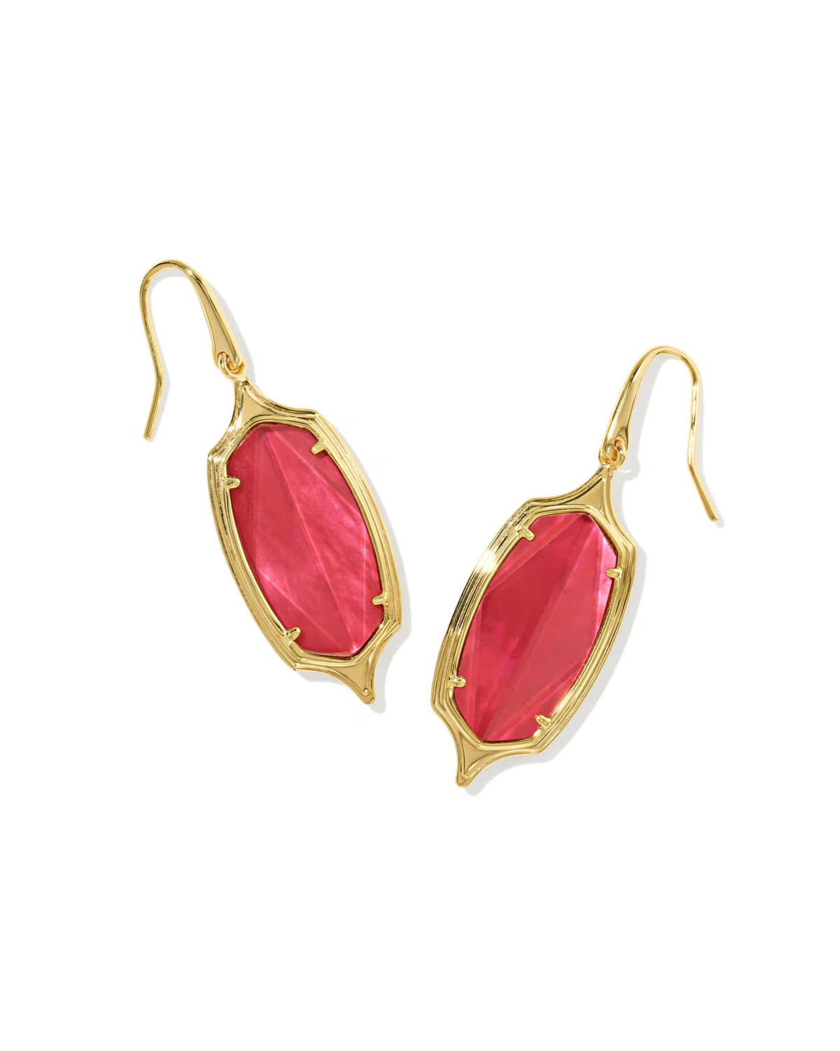 KS Dani Stepped Frame Drop Earrings