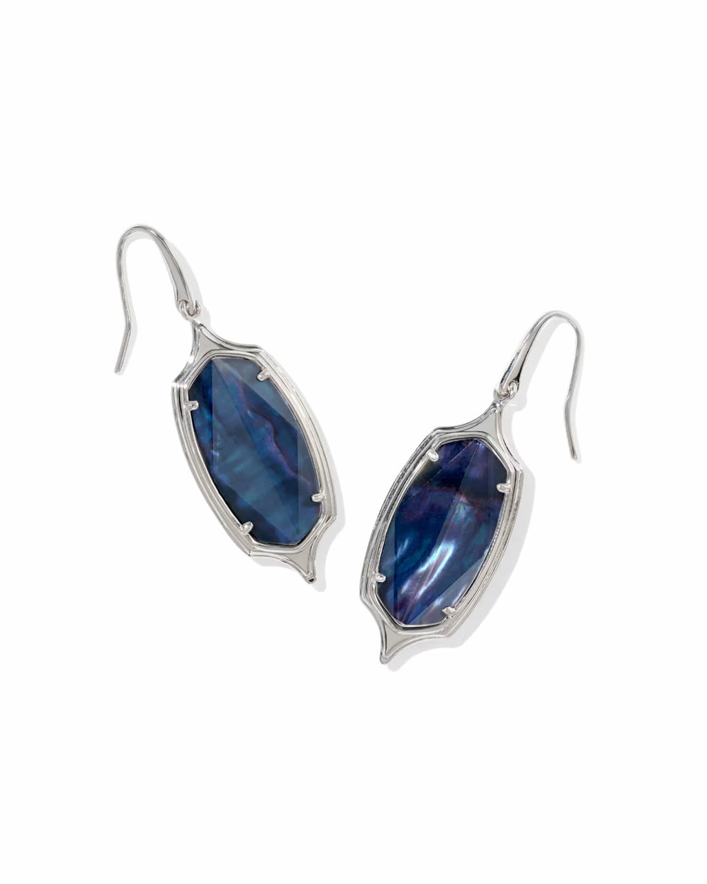 KS Dani Stepped Frame Drop Earrings