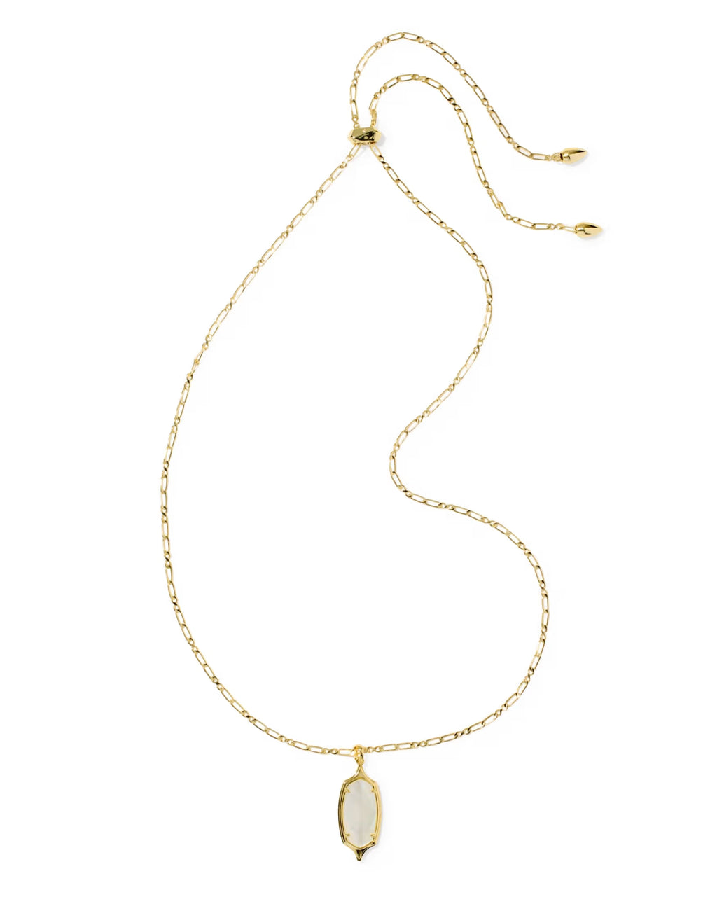 KS Dani Stepped Frame Long Pendant Necklace