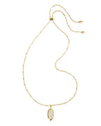 KS Dani Stepped Frame Long Pendant Necklace