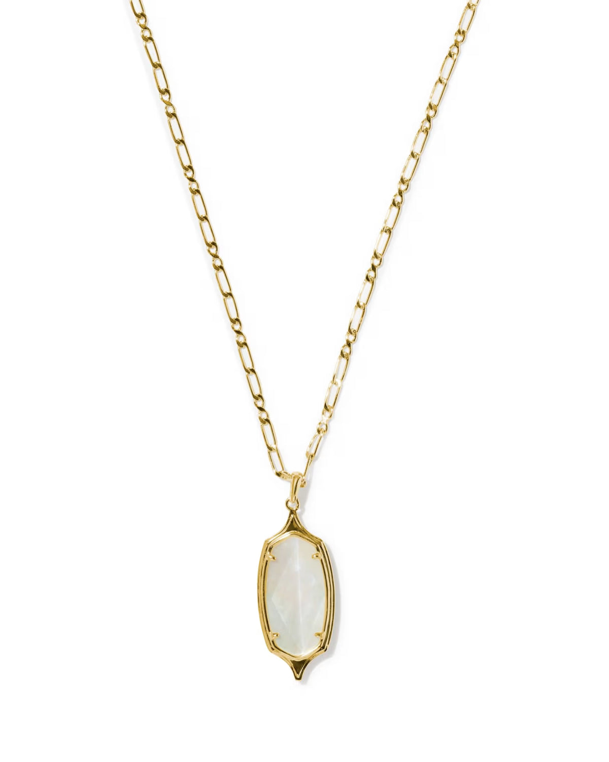 KS Dani Stepped Frame Long Pendant Necklace