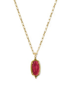 KS Dani Stepped Frame Long Pendant Necklace