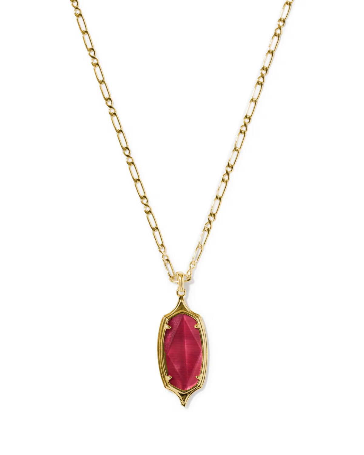 KS Dani Stepped Frame Long Pendant Necklace