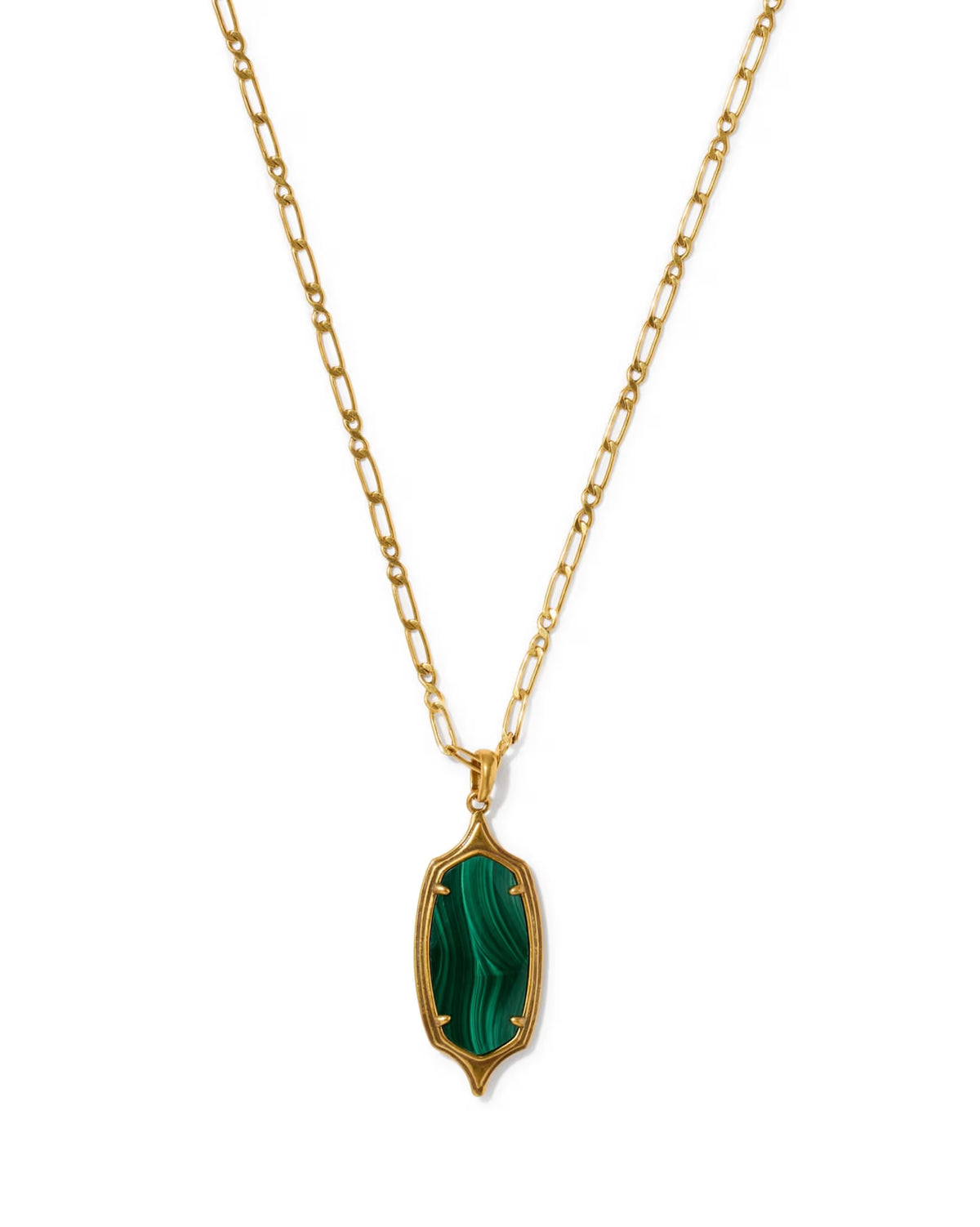 KS Dani Stepped Frame Long Pendant Necklace
