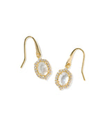 KS Daphne Crystal Frame Drop Earrings
