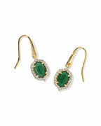 KS Daphne Crystal Frame Drop Earrings