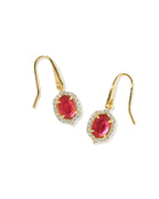 KS Daphne Crystal Frame Drop Earrings
