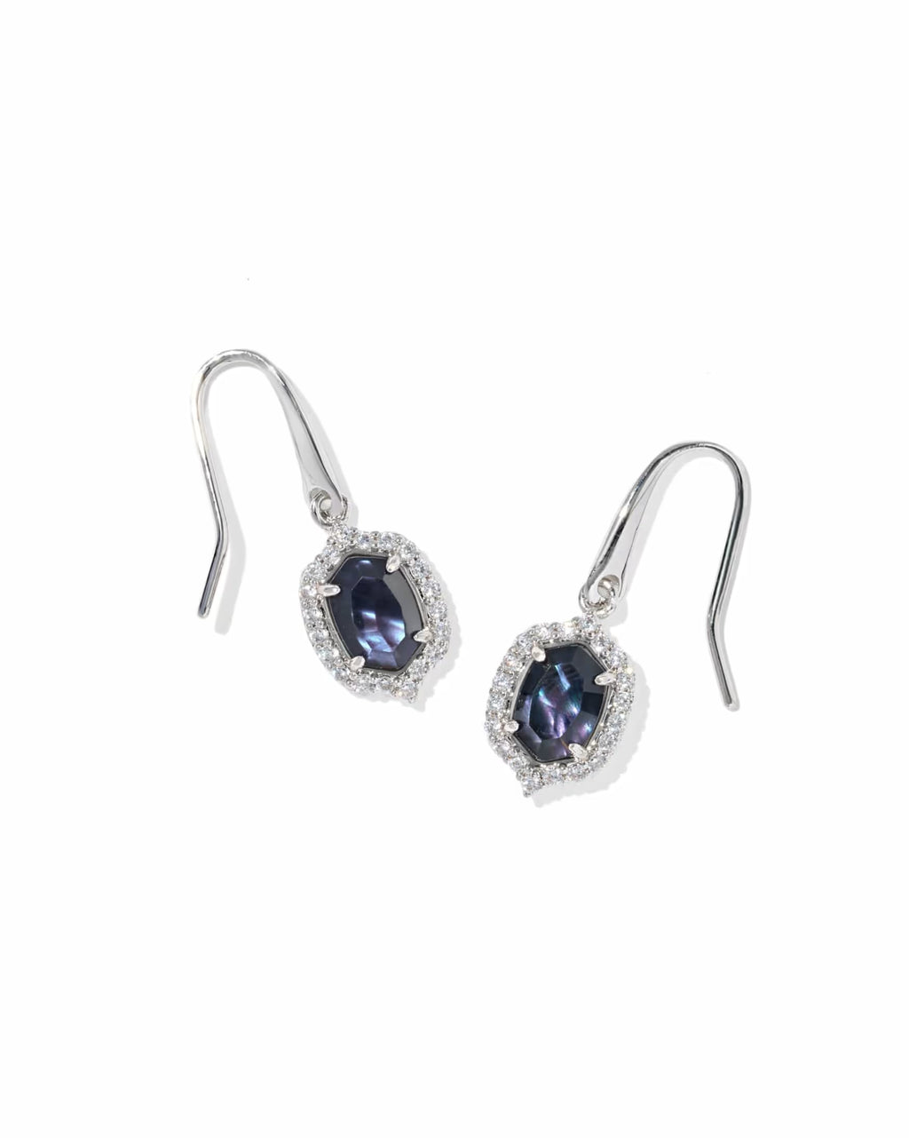 KS Daphne Crystal Frame Drop Earrings
