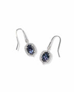 KS Daphne Crystal Frame Drop Earrings